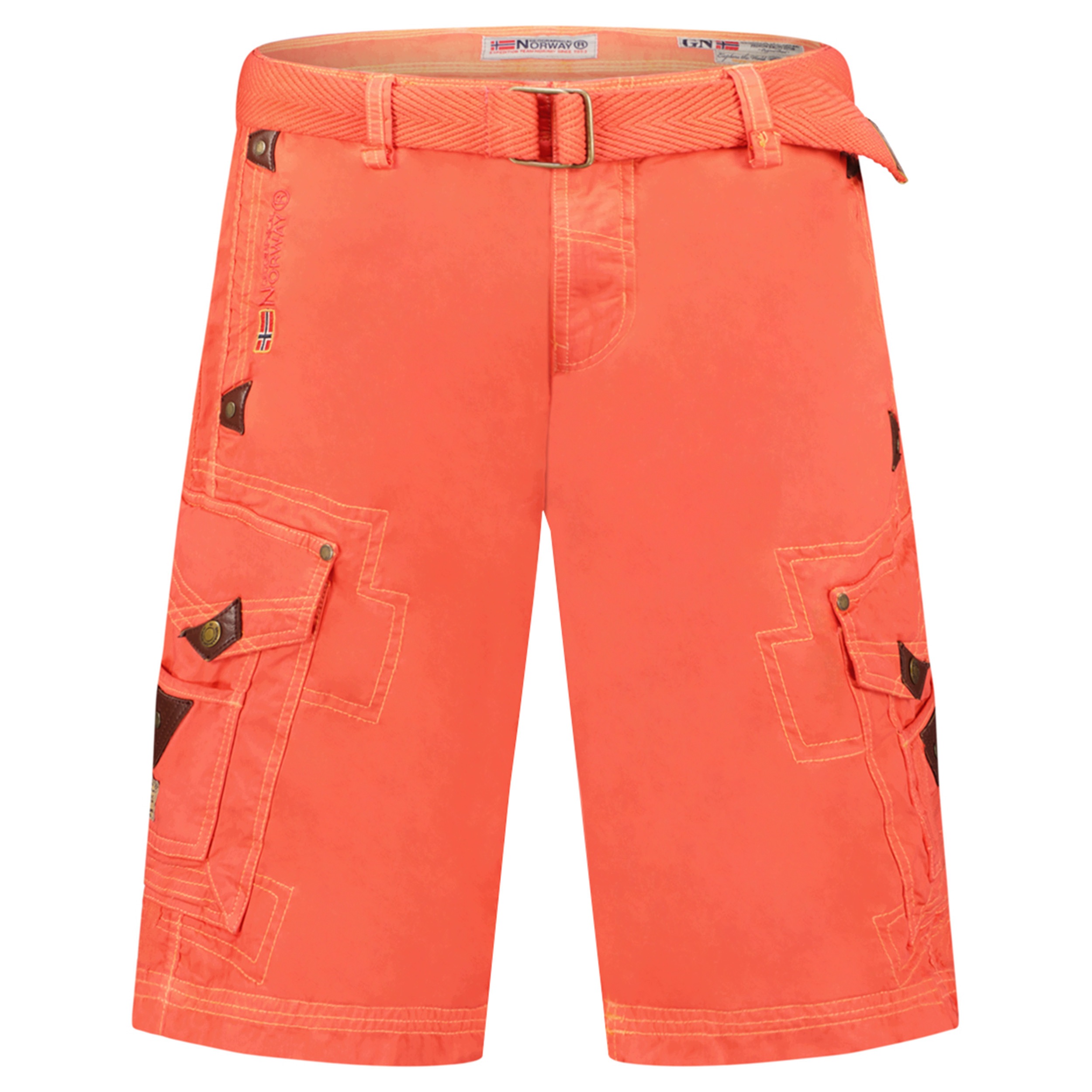 Geographical Norway kraťasy pánské Peanut Men S oranžová