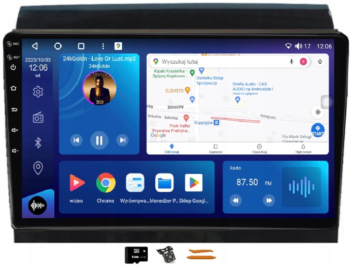 Rádio Android Navigácia XQ460S Qled Citroen Jumper 2 11-15 Opel Movano C