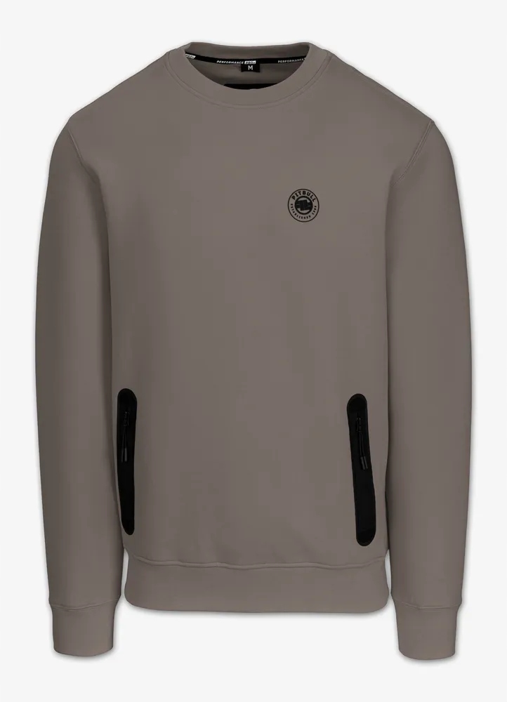 Pánská Tepláková mikina Pitbull Dogwood s kapsou na zip, lehce elastická, 3XL