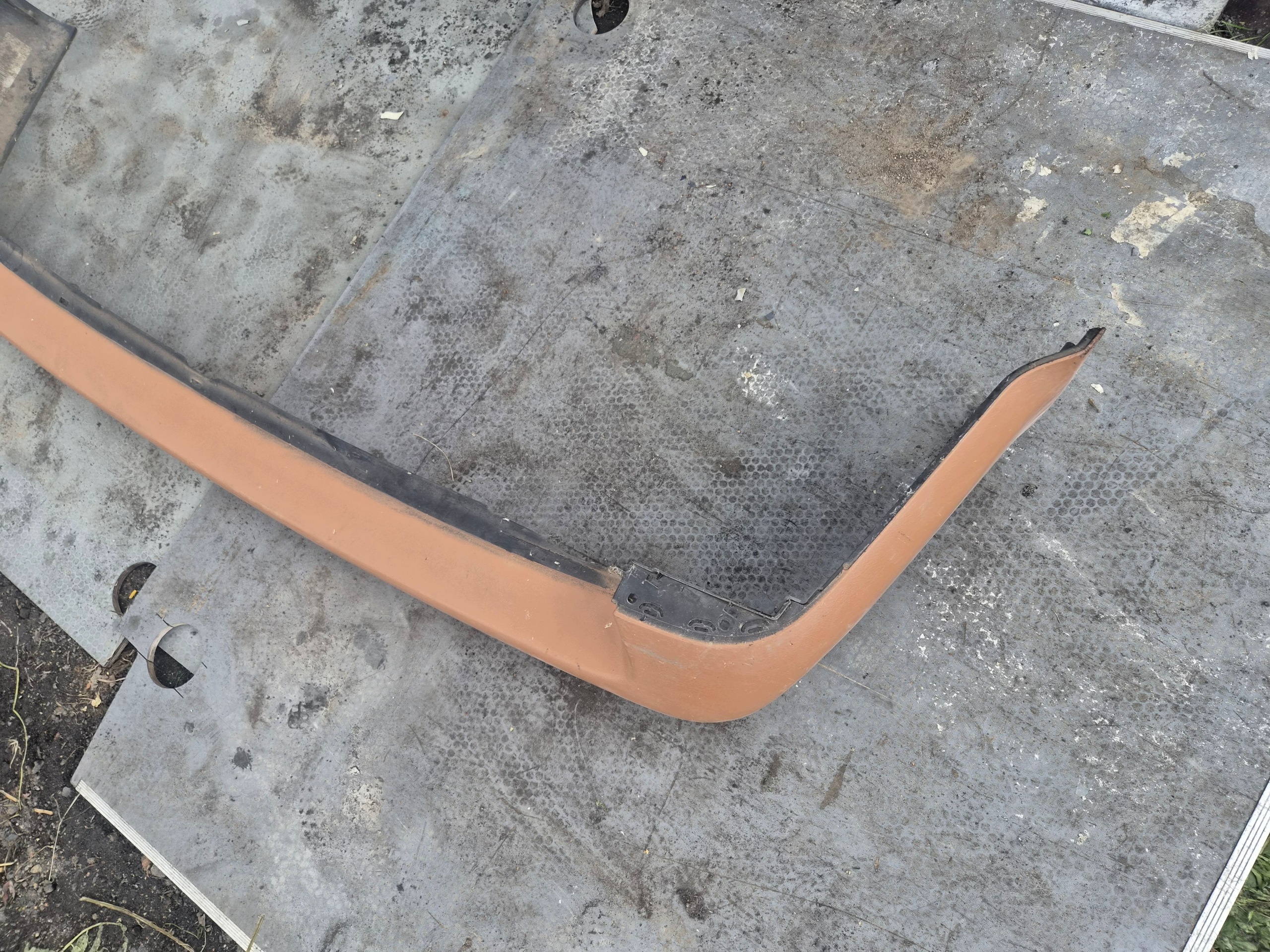 bumper rear part rear VW T5 T5 LIFT brazowy