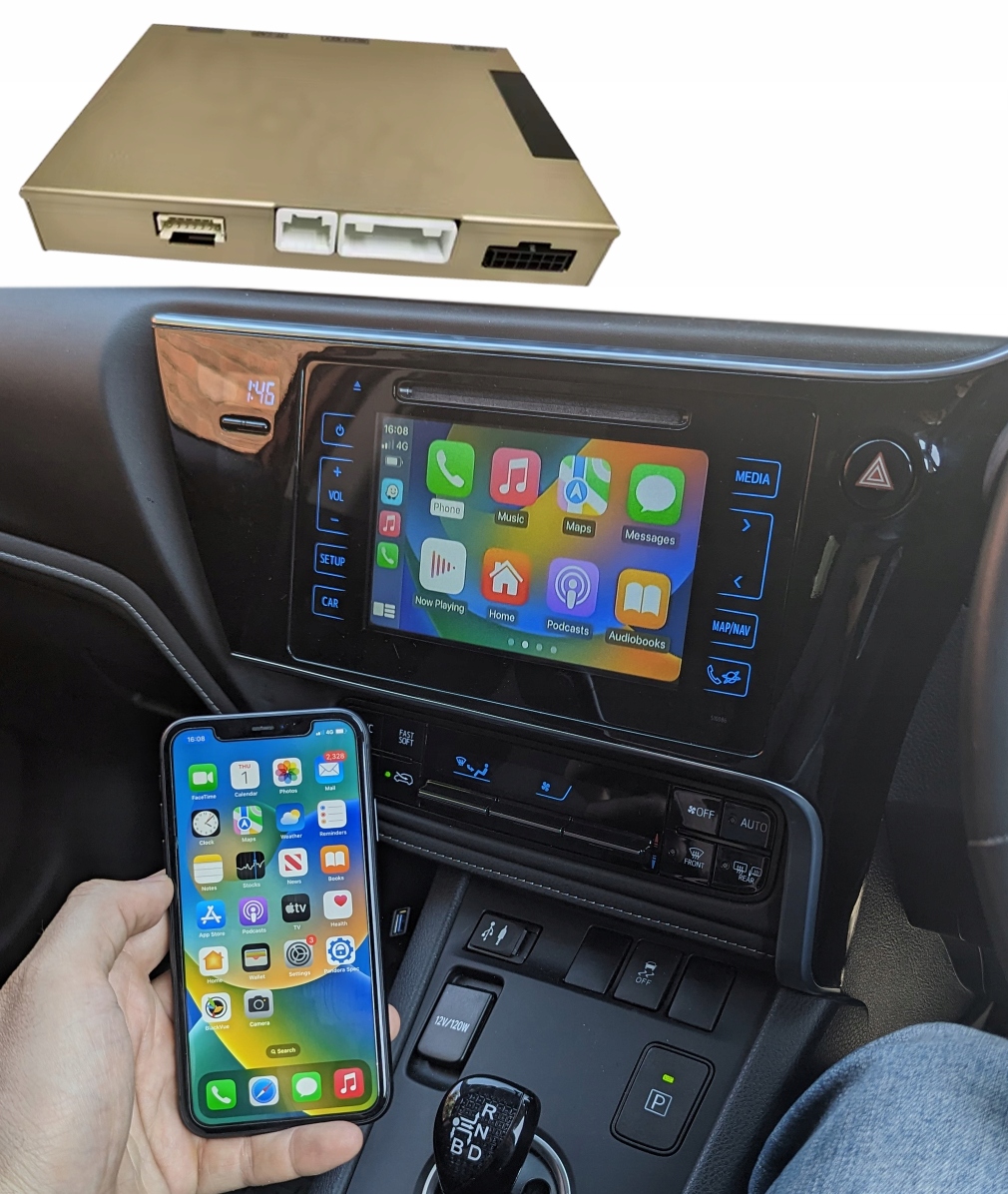 Toyota Auris Corolla Prius Camry Moduł Apple Carplay Android Auto Touch2