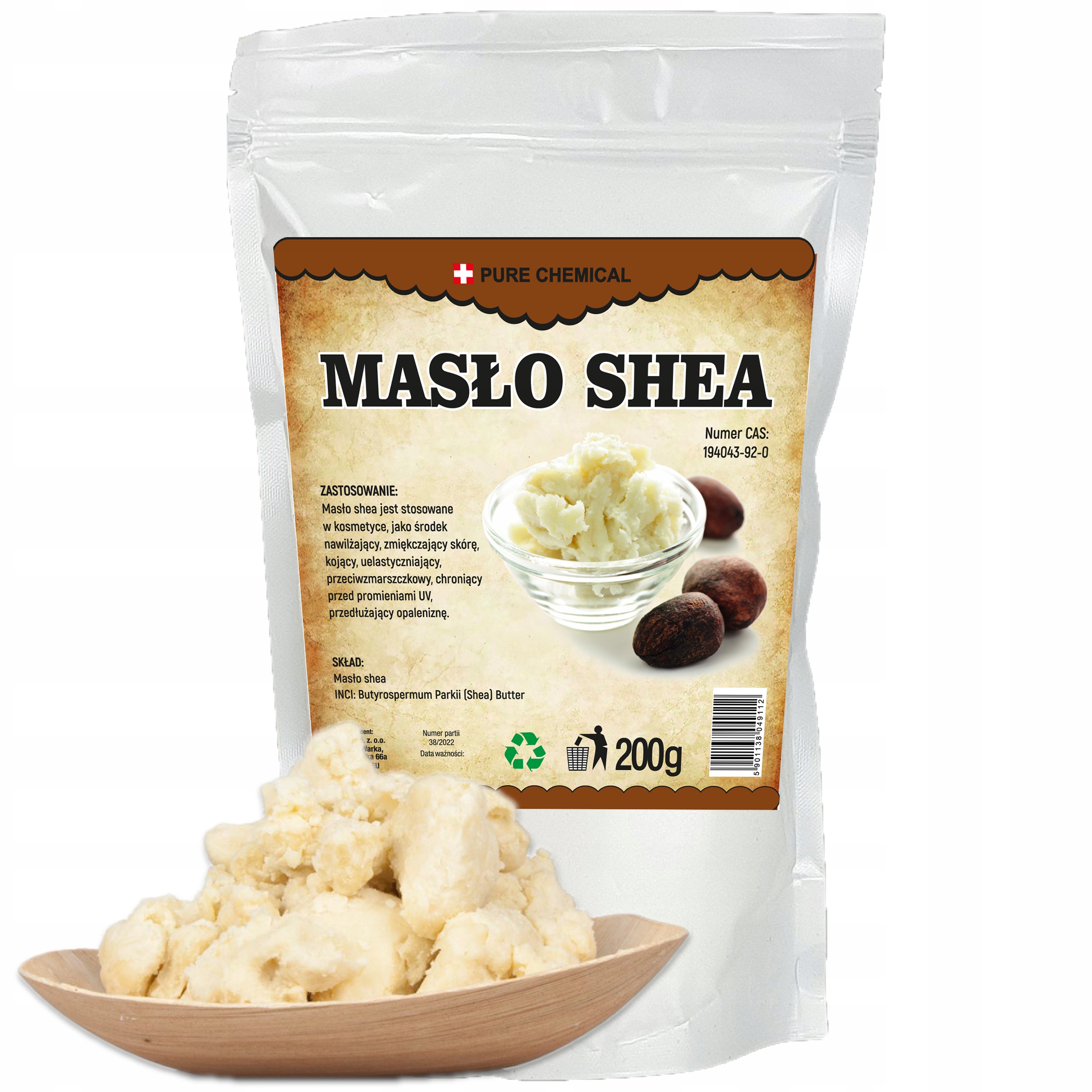 

Masło Shea Nierafinowane Naturalne Czyste 200g
