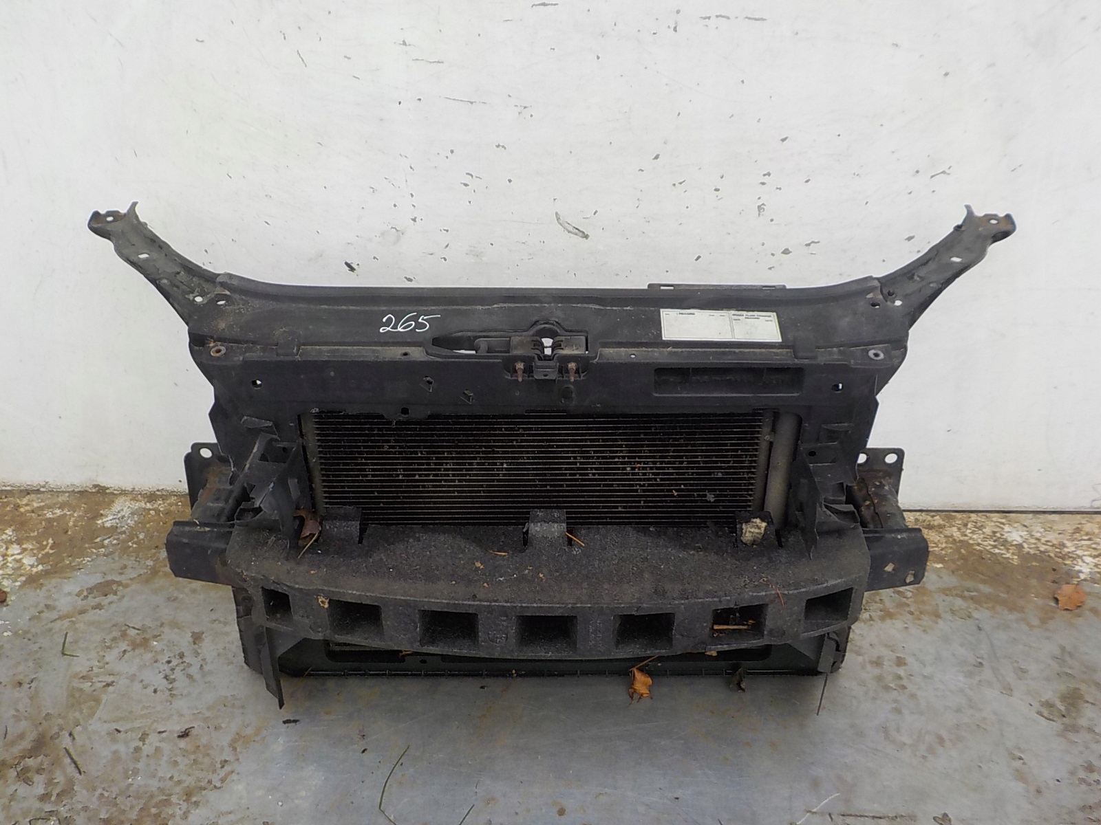 265 SKODA FABIA II LIFT 1.4 TDI support panel for radiators sider radiator