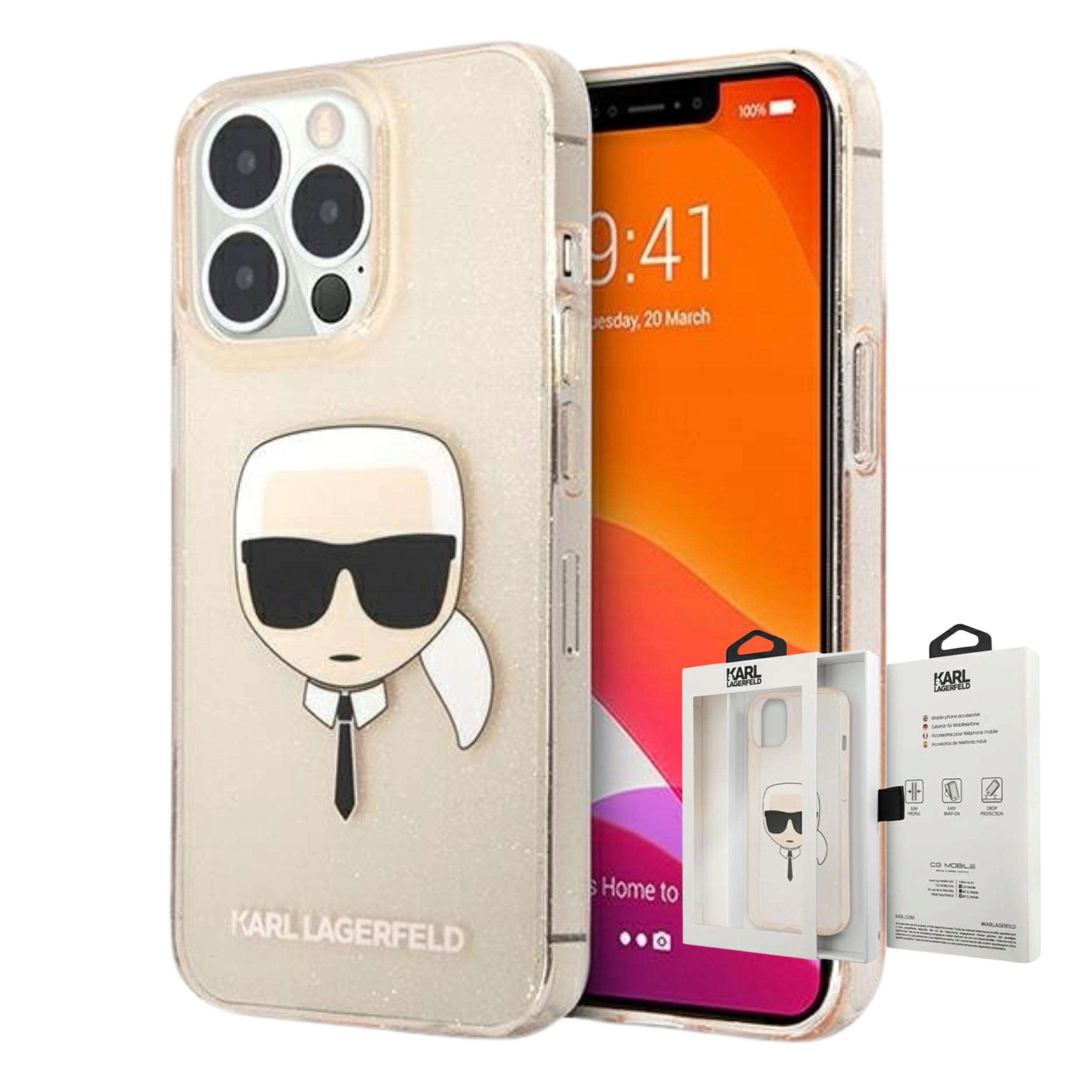 Oryginalne Plecki Etui Case Karl Lagerfeld do Apple iPhone 13 Pro Max