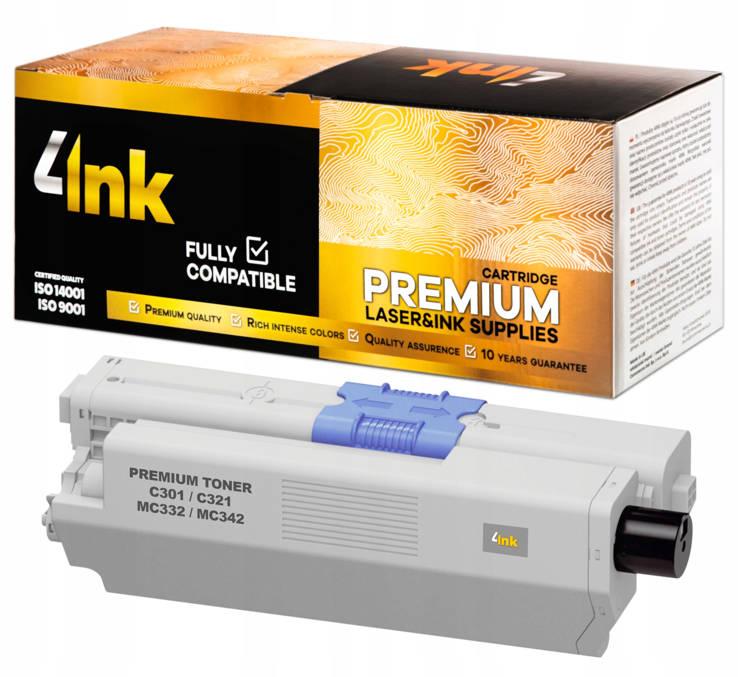 

Toner Do Oki C301dn C321dn MC332dn MC342dn Black