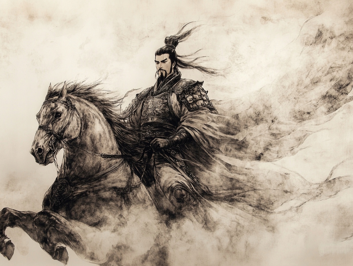 Obraz Na Plátně Canvas Japonsko Asie Bojovník Samuraj Hrdina Kůň 80x60