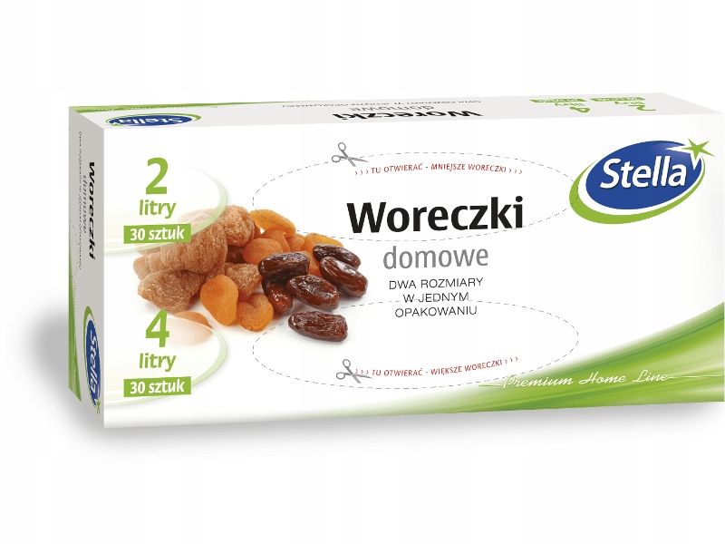 

Stella Woreczki Domowe Dwa Rozmiary 2L I 4L Po 30