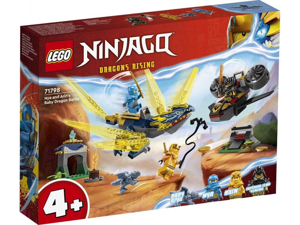 Lego 71798 Ninjago Nya A Arni Bitva Na Hřbetě Malého Draka