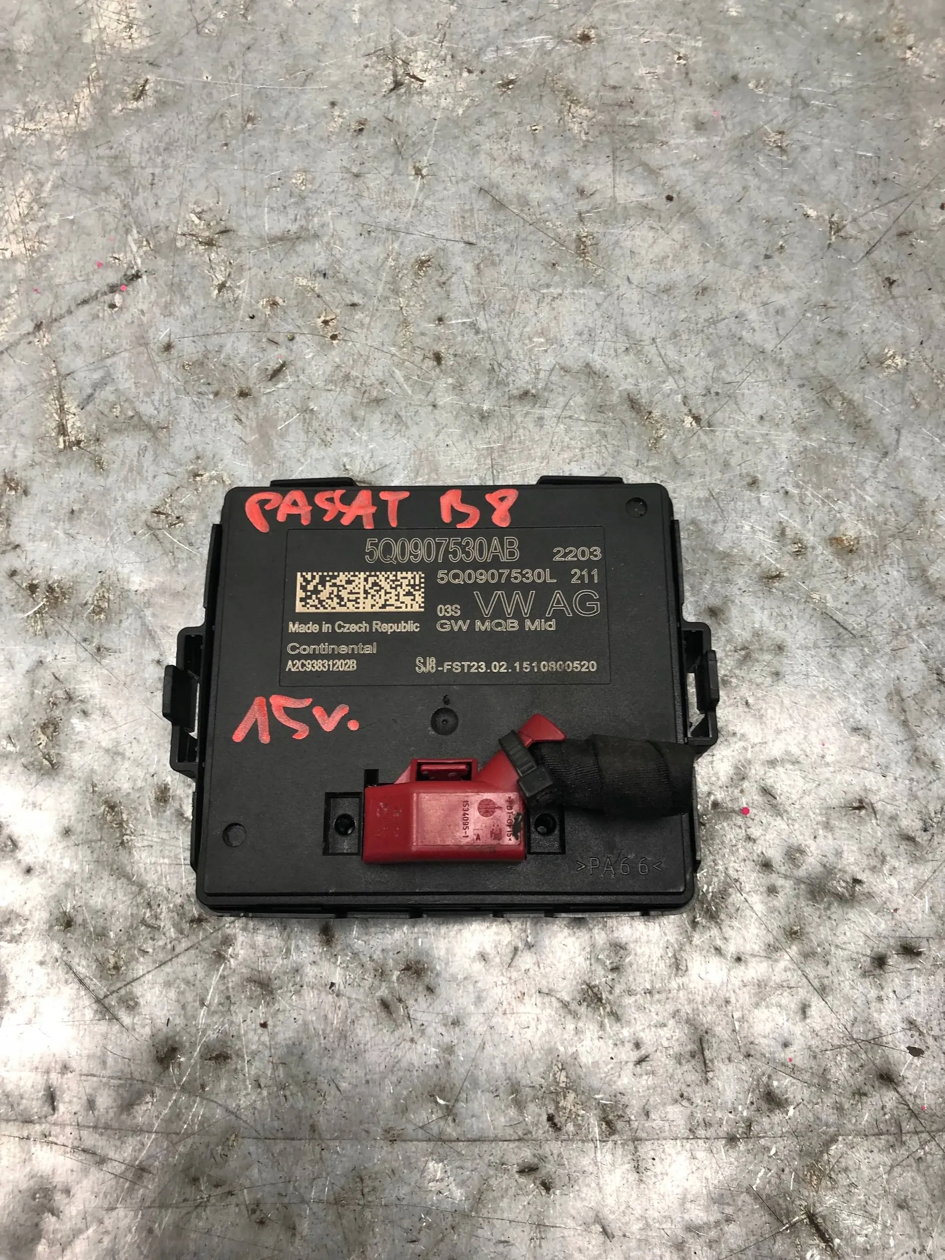 module GATEWAY VW PASSAT B8 5Q0907530AB