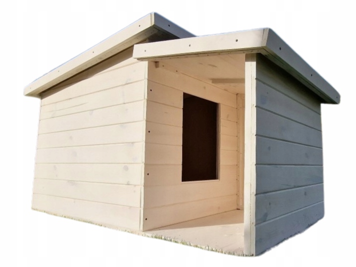 Levně Buda pro psa Budy L 3 Zateplený Zateplený domeček pro psa terasa Předsíň