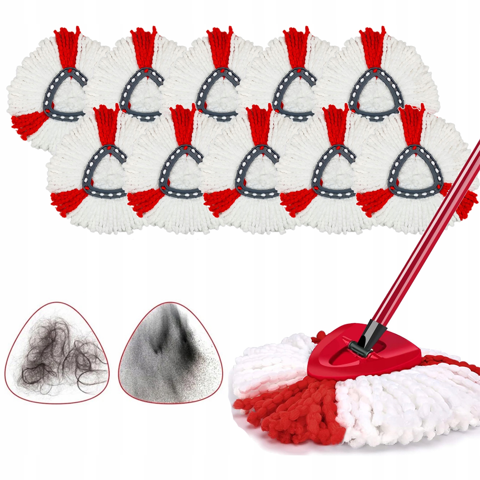 10 x Vložka Do Mopu Vileda Turbo 35 CM Ultramax Absorpční