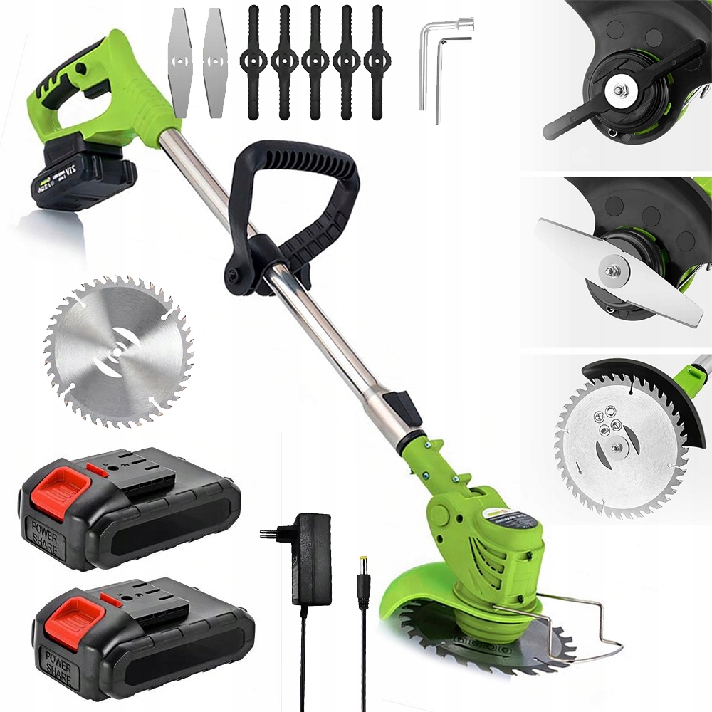 Kosa Podkaszarka Akumulatorowa Podkaszarka Ogrodowa 2 Aku 21V 2000MAH