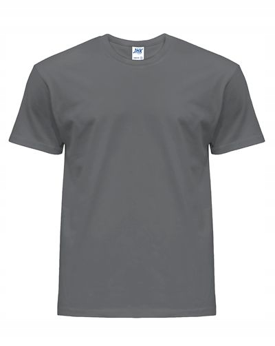 

T-shirt Męska koszulka Jhk 155 szary cynk Zc r. M