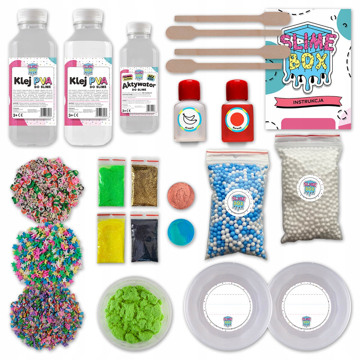 Mega zestaw do robienia slime PRO EKSPERT Slime Box