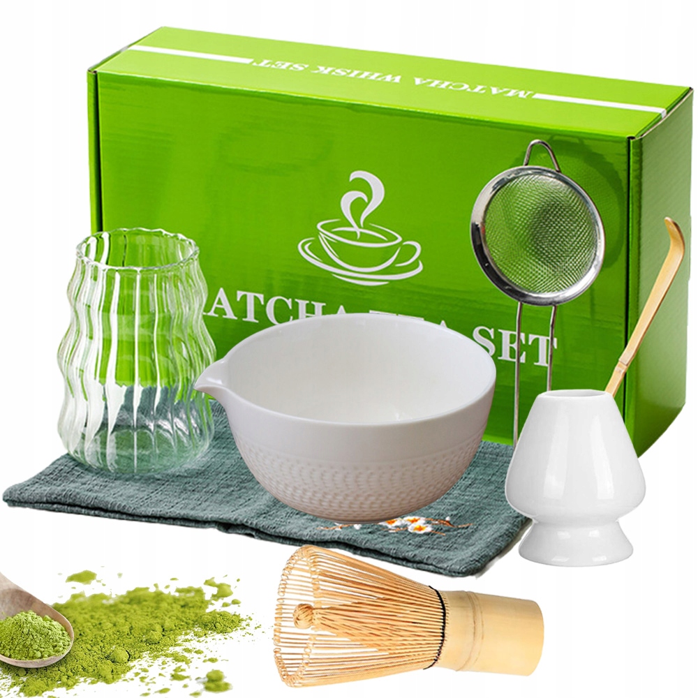Levně Dárková Sada Dárek 7 Kusů Matcha Čaje, Dárek Pro Milovníky Matchy