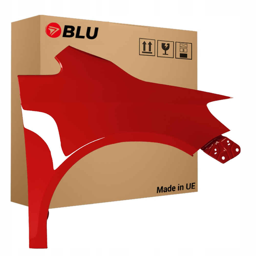 Blu Blatník Vw Golf VI Plus 6 LY3D pravý červený 09-13 přední TornadoRot