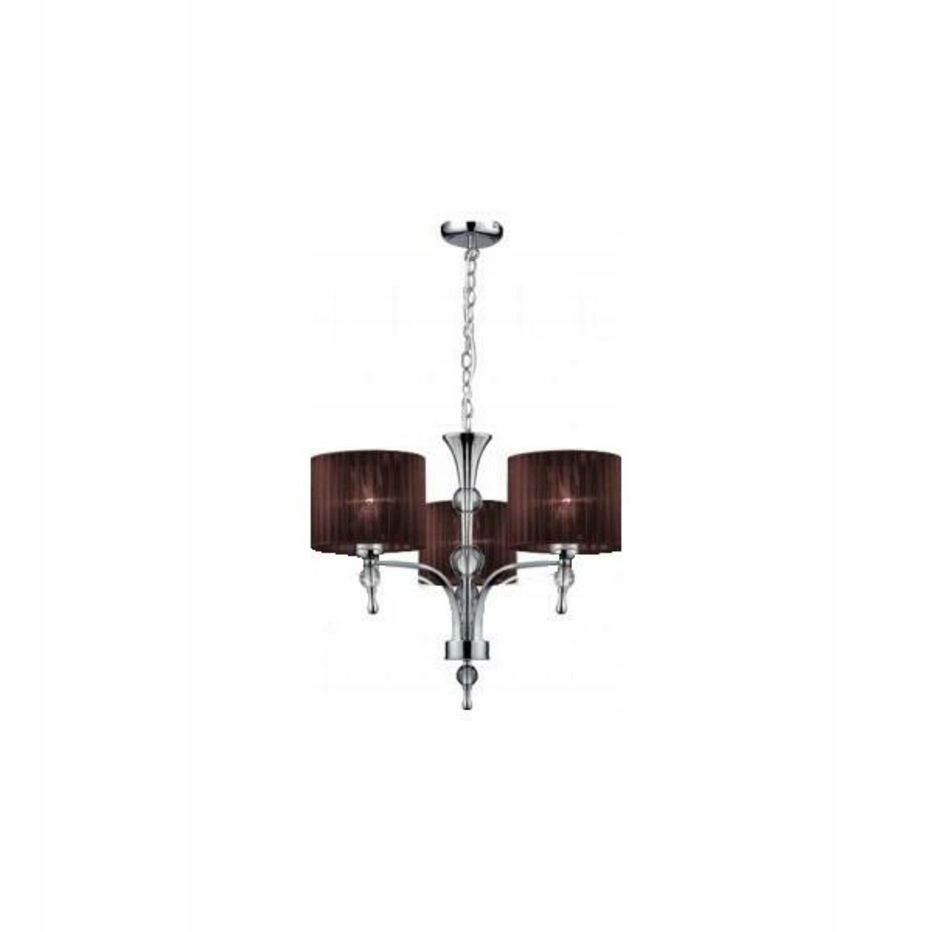 Závesné svietidlo AZzardo Impress 3 brown AZ2900 E27 3x50W IP20 50cm hnedé