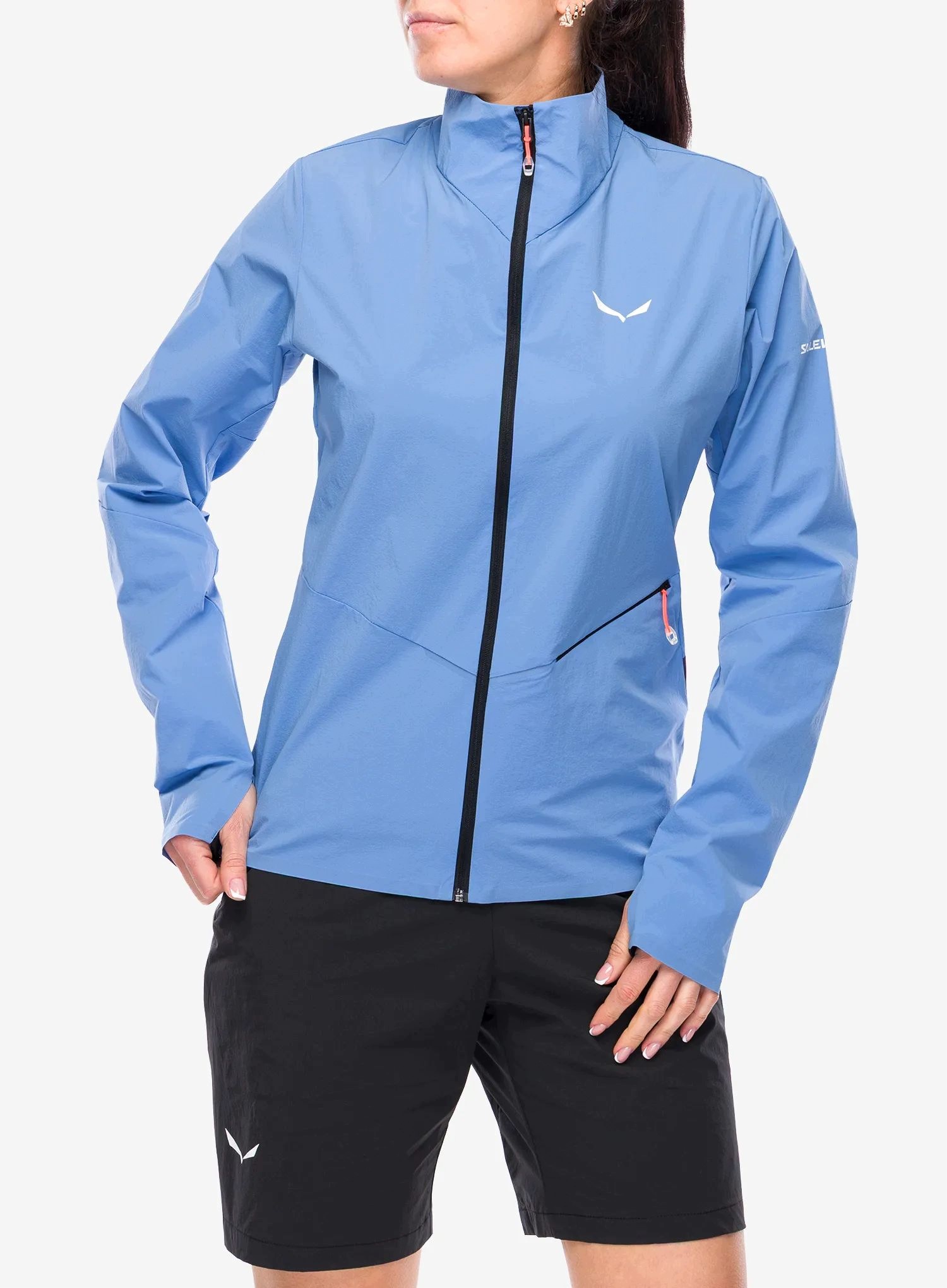 Dámská softshellová bunda Salewa Pedroc Dst Light Jacket morning blue S