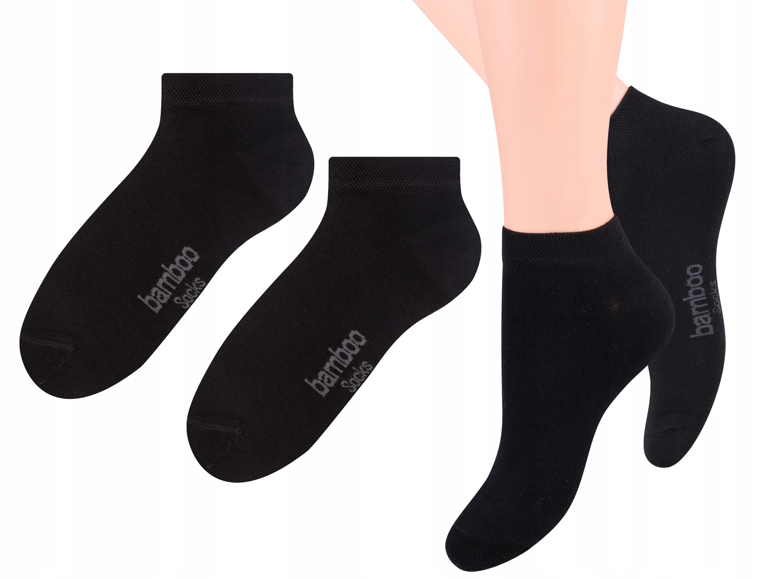 

Steven 094 Stopki Bambusowe Natural Czarny 44-46