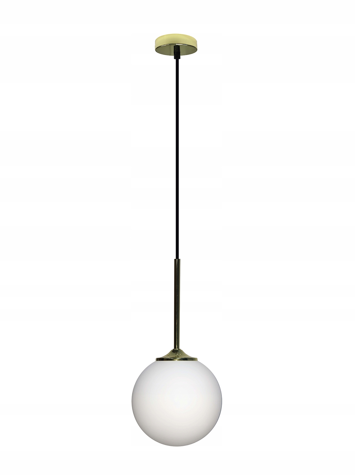 Závěsná stropní lampa, jednoduchá, Skleněná, zlatá