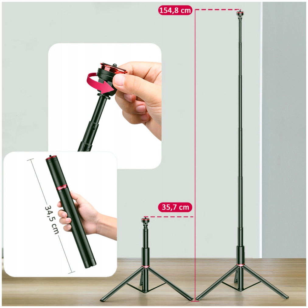 Statyw Do Telefonu ULANZI MT-54 z Wysięgnikiem SELFIE STICK Do Telefonu Model MT-54