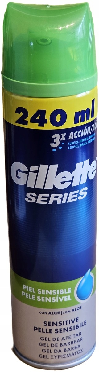 

Gillette Series Sensitive 240ml żel z aloesem
