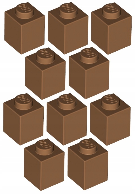 

Lego Klocek 1x1 Ciemny Cielisty (3005/6057986) x10