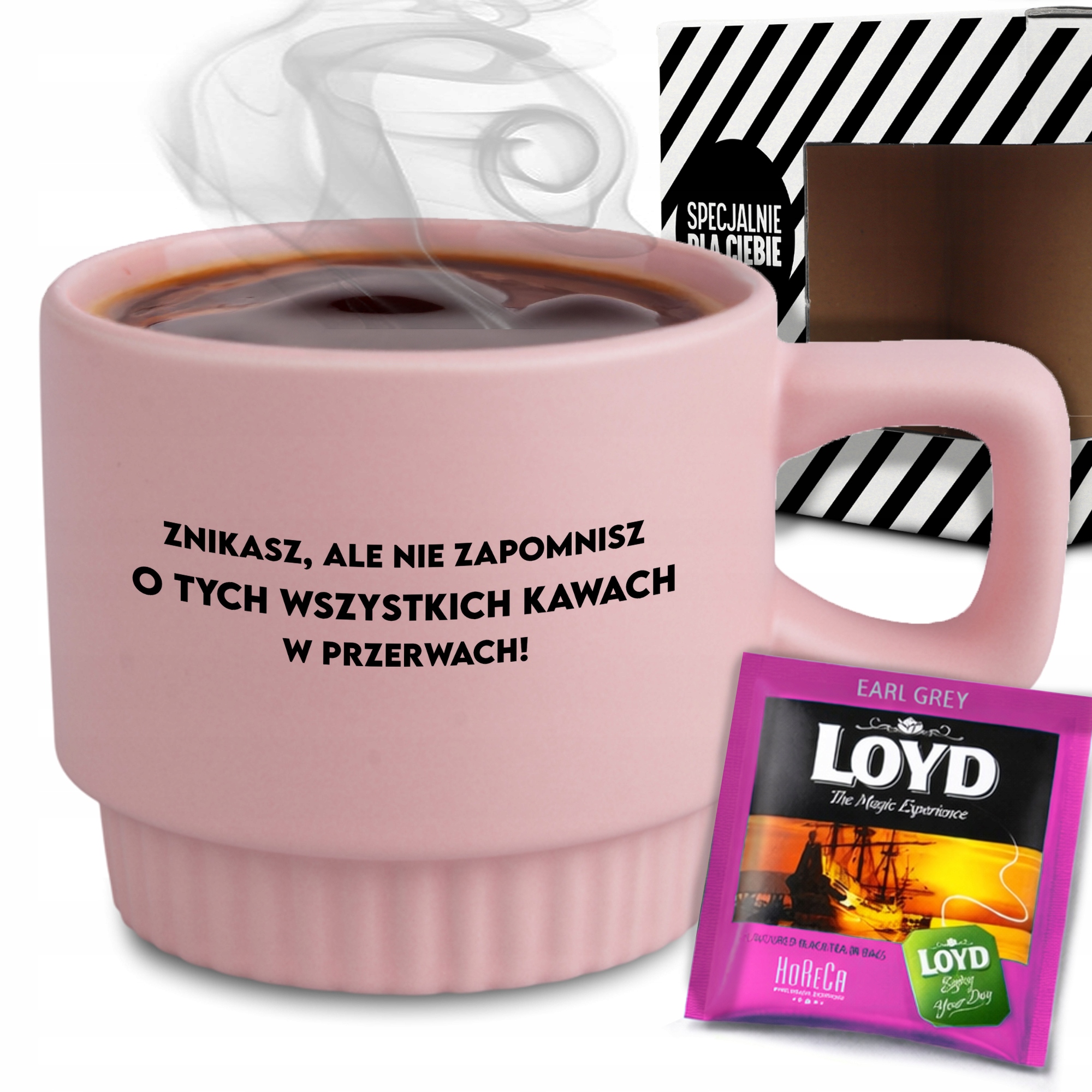 Hrnek Krabička Čaj Růžový Nezapomenete Na Všechny Tyto Kávy! Dárek