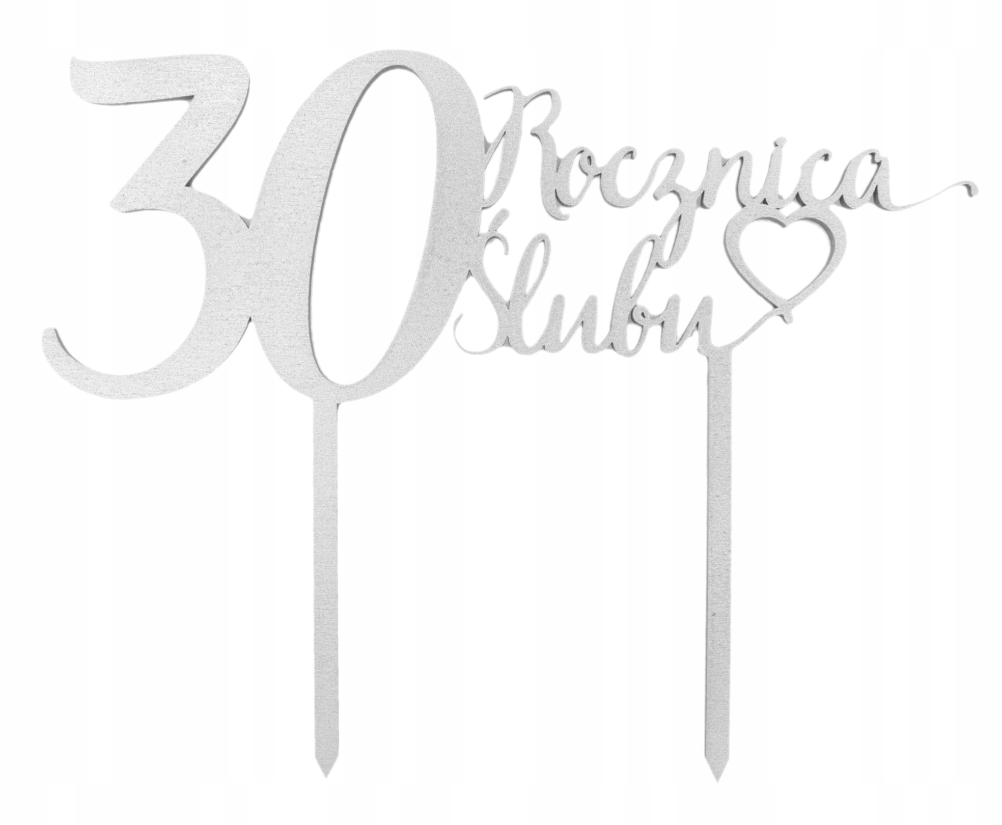

Topper Na Tort Na 30 Rocznicę Ślubu Srebrny