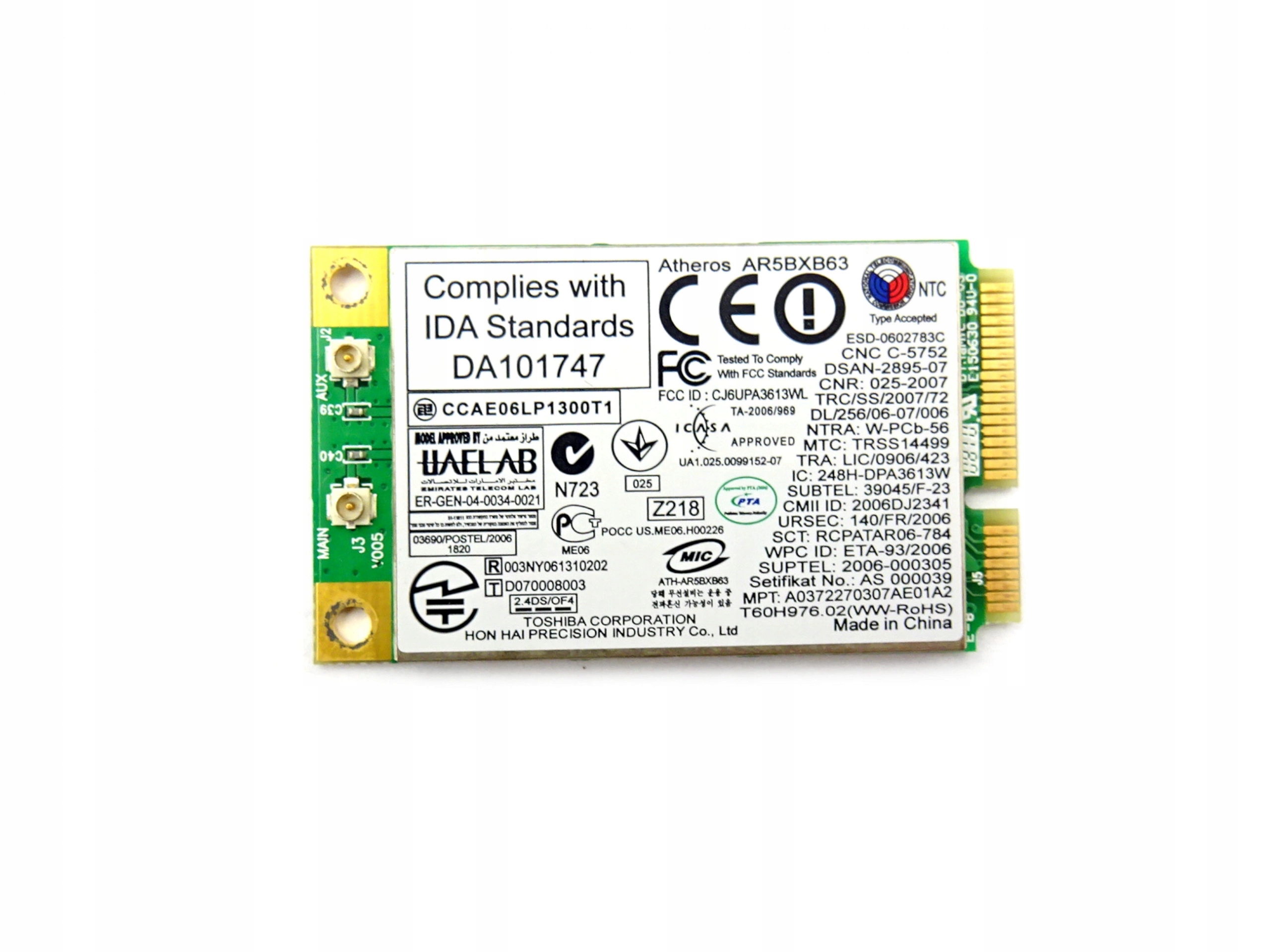 KARTA WIFI V000102890 TOSHIBA A215