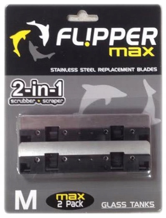 Levně Náhradní Čepel Ocel Pro Čistič Flipper Max 2ks