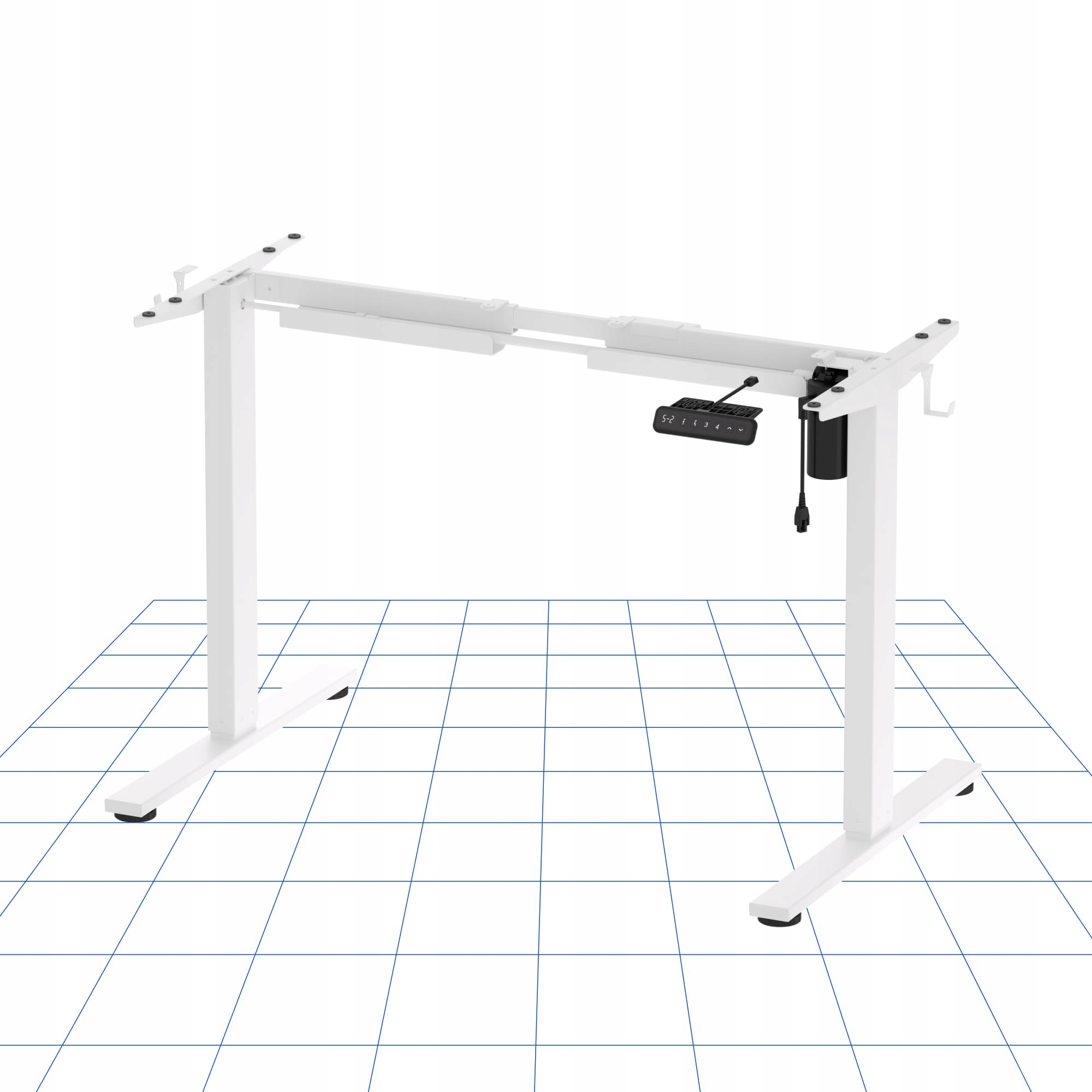 Stelaż Pod Biurko Elektryczne Flexispot EF1 Regulowanie Wysokości Biały