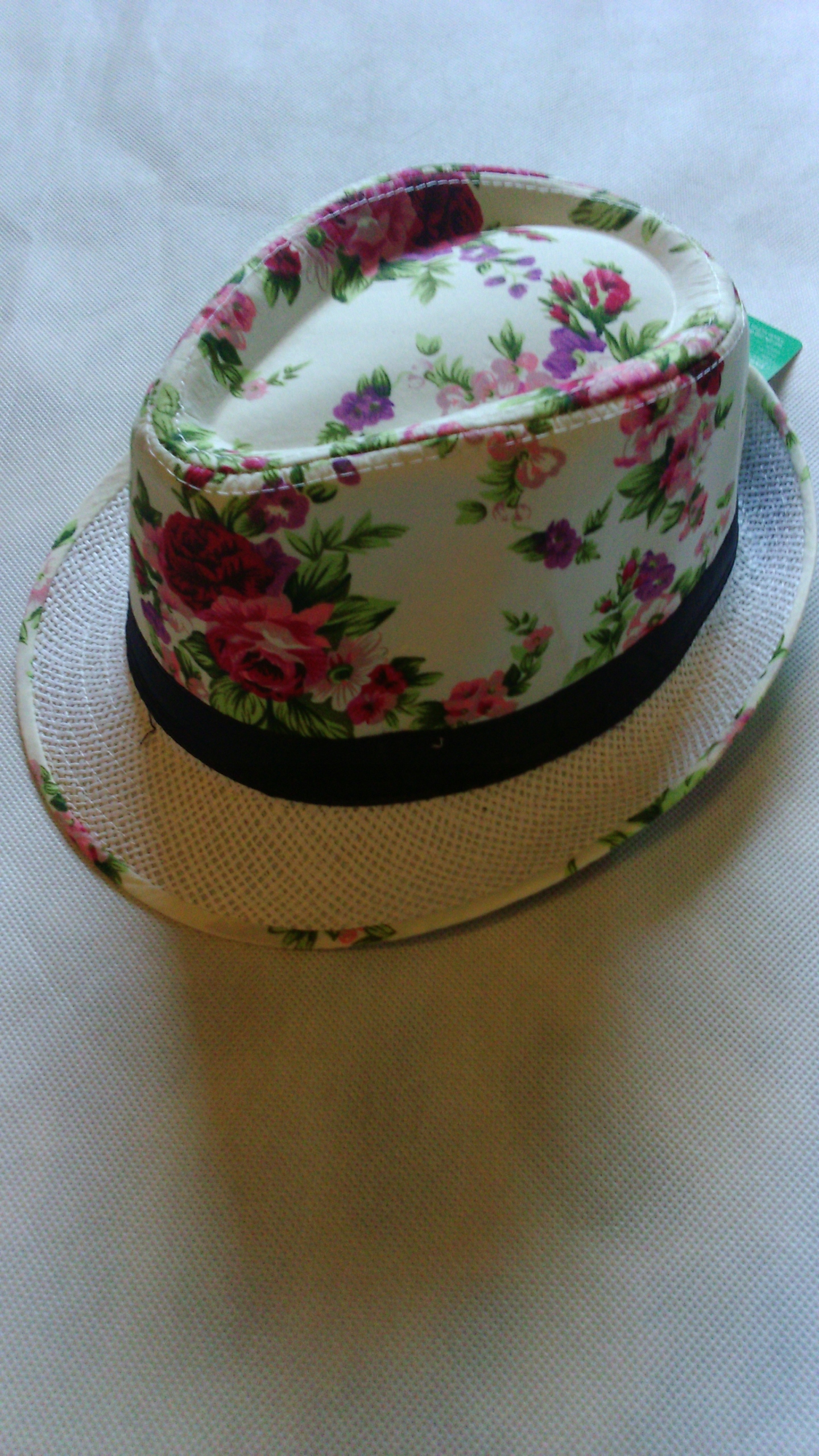 

Kapelusz dziewczęcy panama w kwiaty lato 56 cm