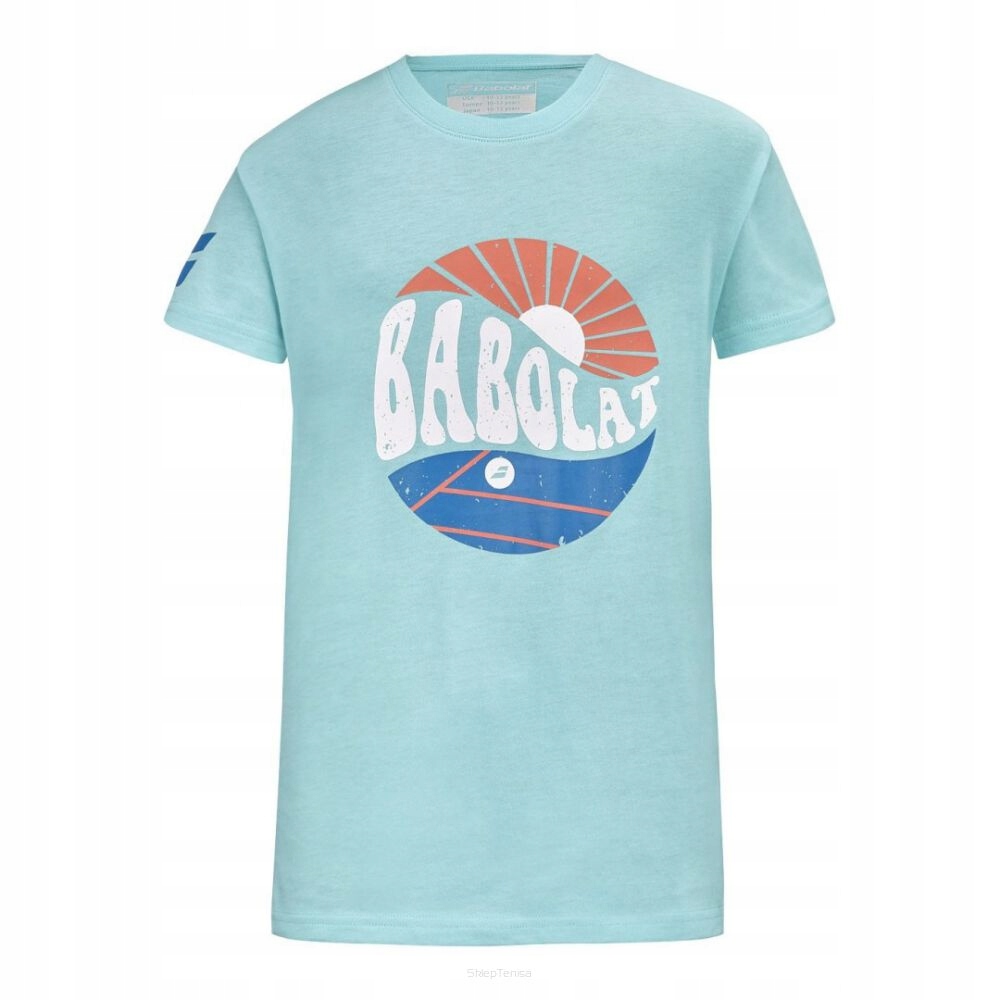 T-shirt Koszulka tenisowa Babolat Exercise y Angel Blue 140 (8-10 lat)