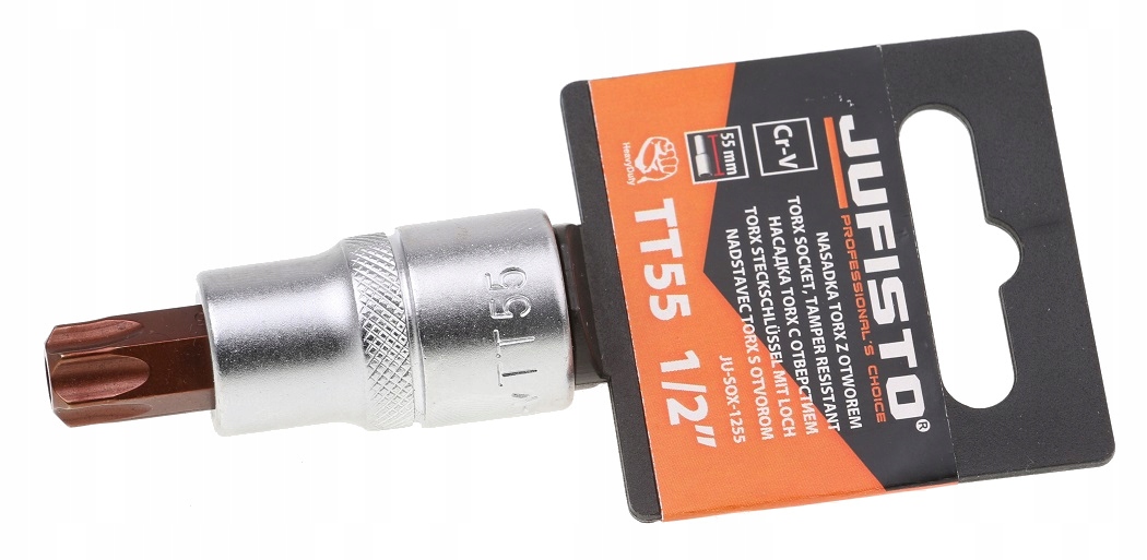 

Nasadka Torx Z Otworem 1/2 Cala T55 CrV Klucz