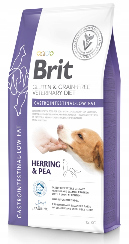Levně Brit Gf Veterinary Diets Pes Gastrointestinal- Low Fat 12kg