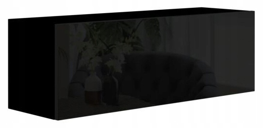 

Szafka wisząca Barek czarny połysk 105 cm Premium