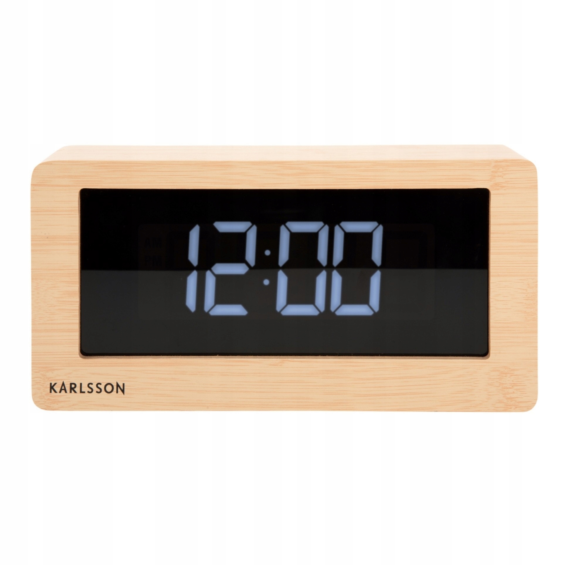 Digitálny stolový časovač s Led displejom, hnedý, tichý, Flip Boxed Led XX