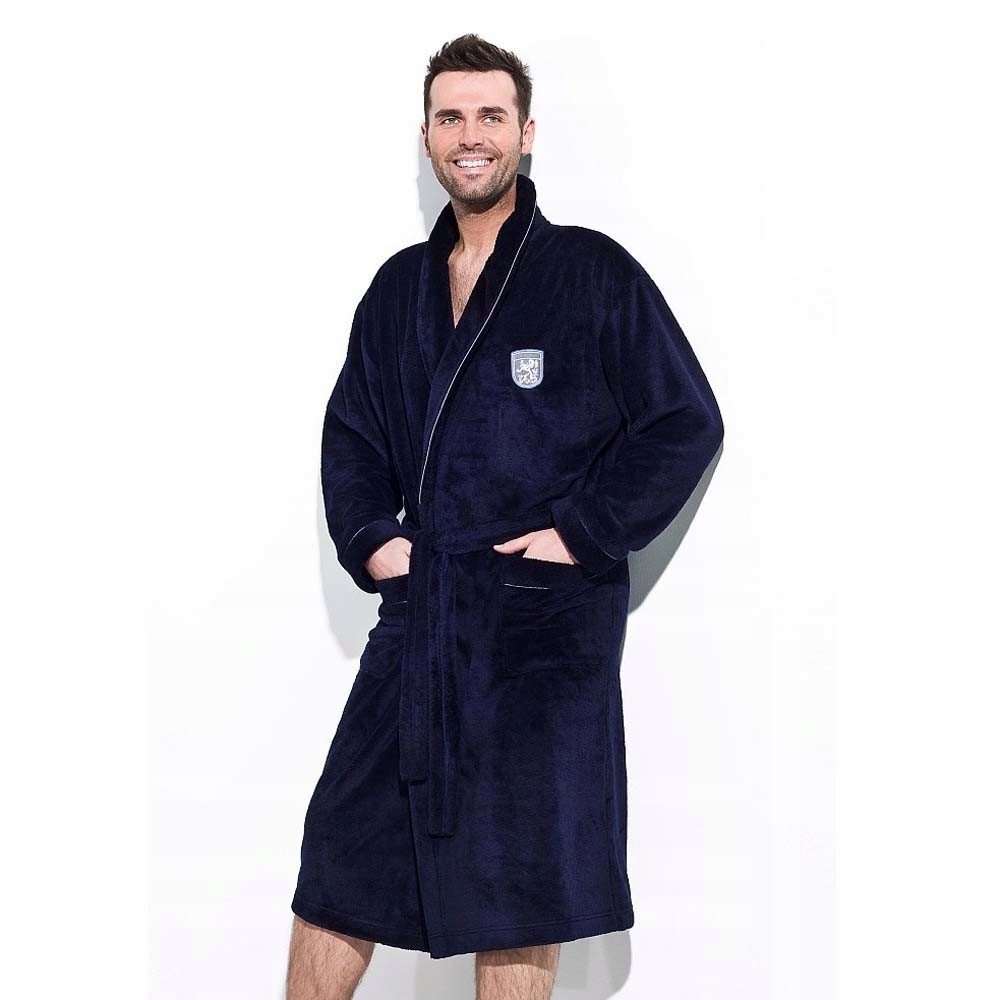 L&L župan pánský Borys bez kapuce M tmavě modrá