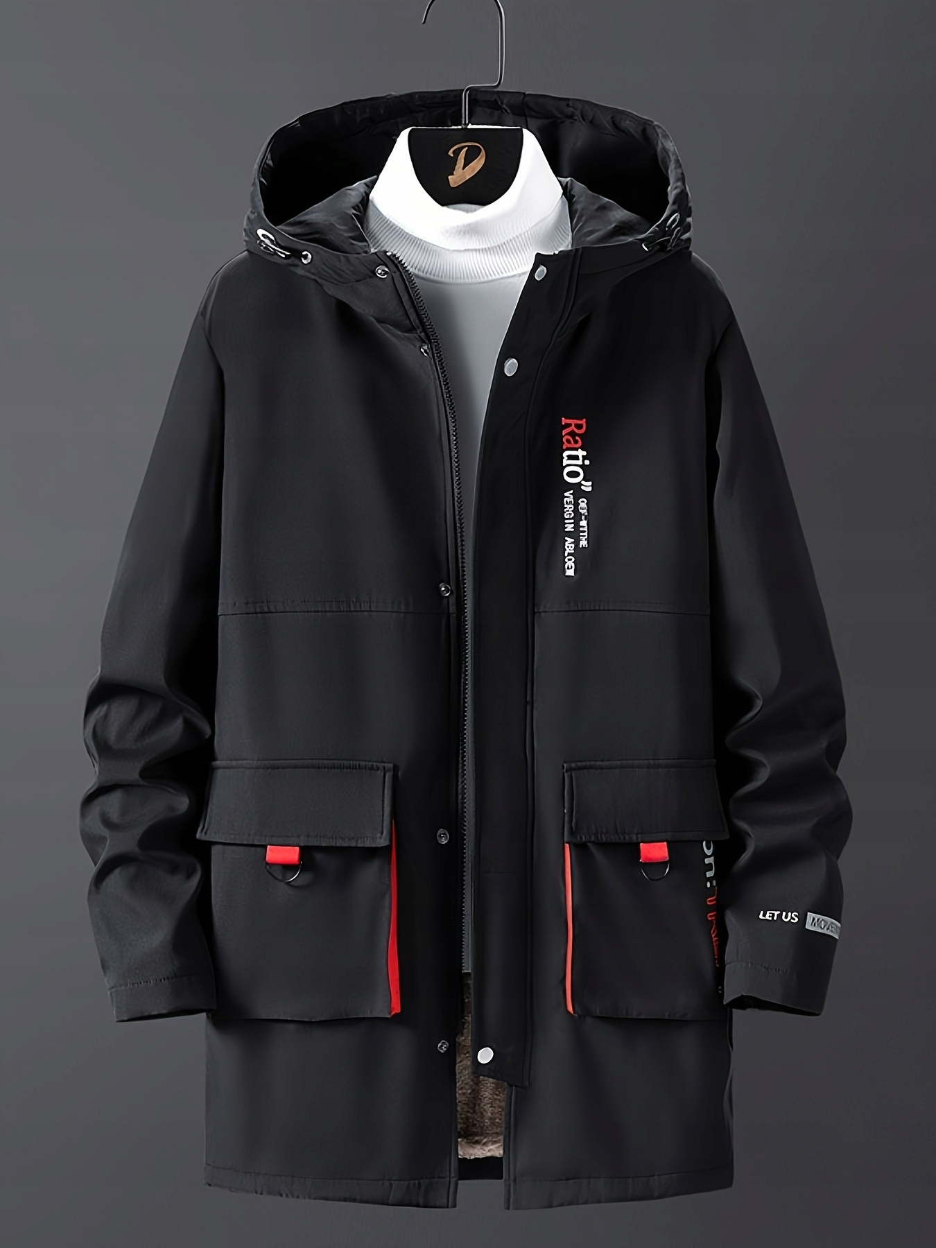 PÁNSKA ZIMNÁ BUNDA JESENNÁ PARKA S KAPUCŇOU POLSTROVANÁ Pohlavie muž