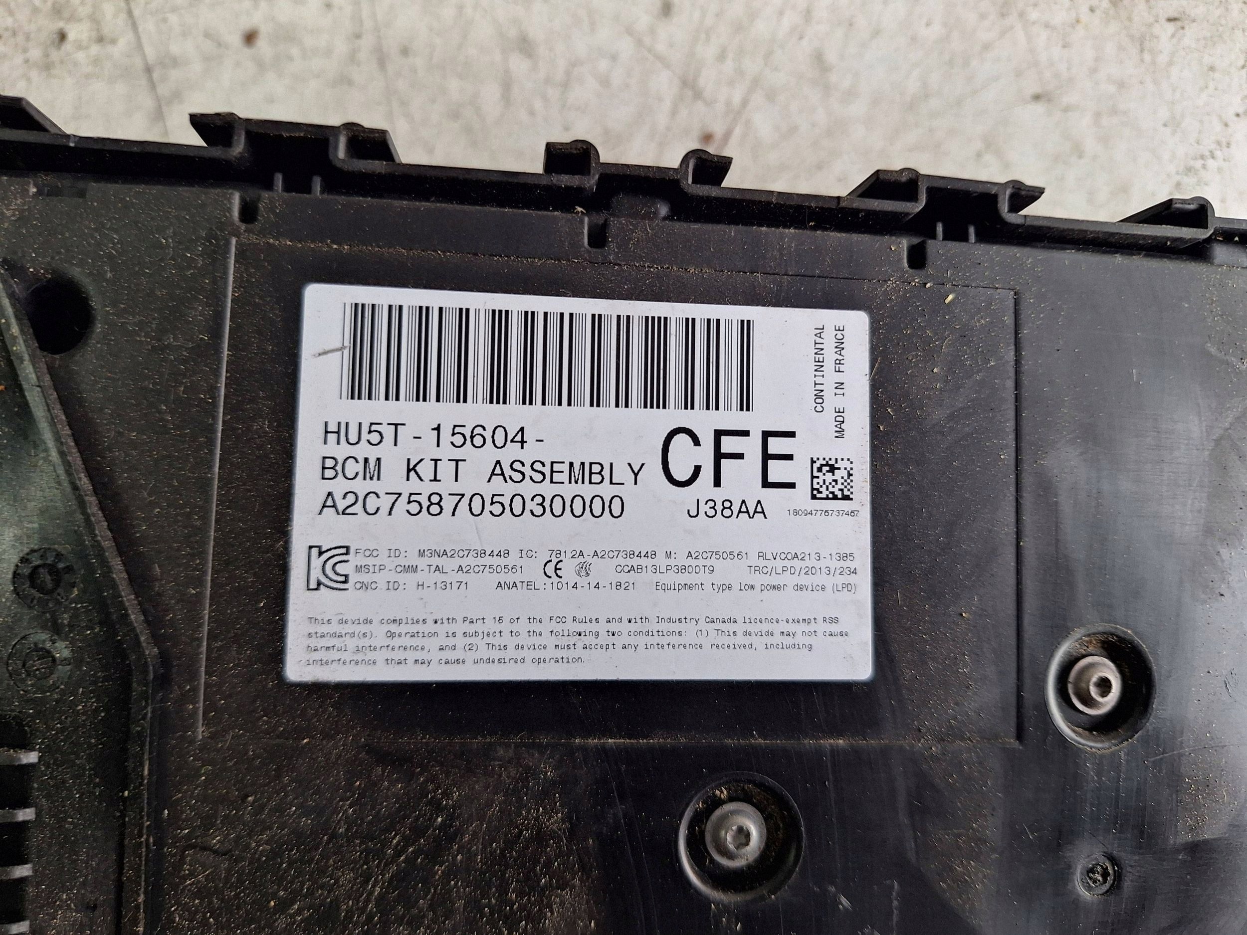 FORD modul BCM HU5T15604CFF