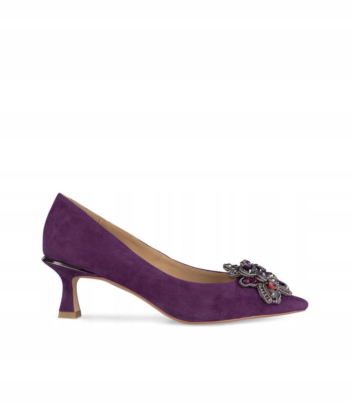 Dámské lodičky Alma en Pena I23122 Suede Violet 38, fialová
