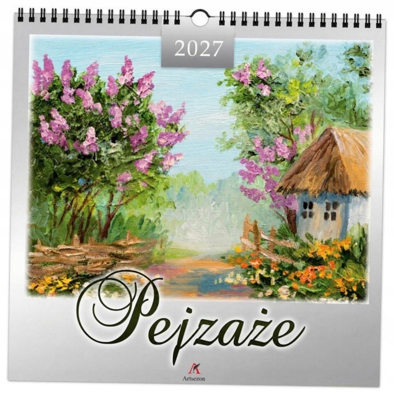 Kalendarz 2027 wieloplanszowy 33x33cm Pejzaże