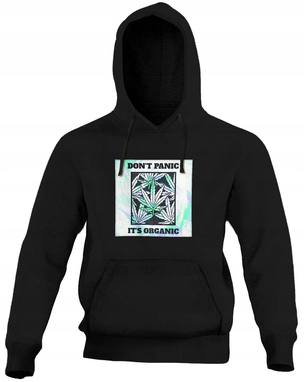 

Bluza z naszywką Don't panic