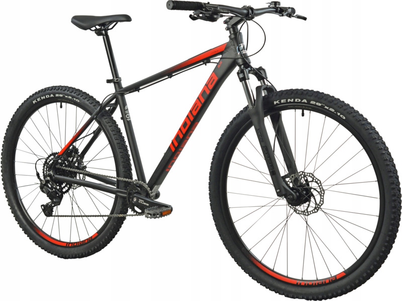 Rower górski Mtb Indiana X-Pulser 2.9 M21 29 cali męski Czarno-czerwony