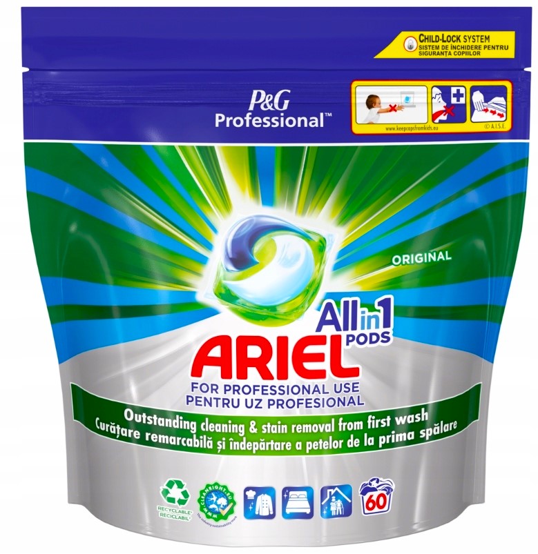 Levně Ariel professional univerzal kapsle na praní Original protect P&g 60ks