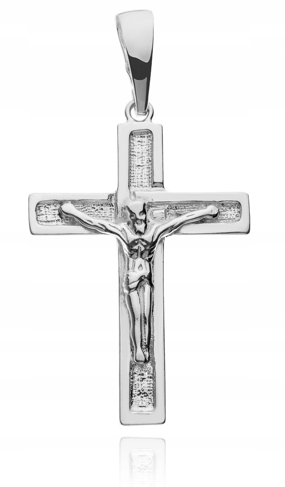 Stříbrný Křížek Kříž S Ježíšem Mužský Stříbro 925