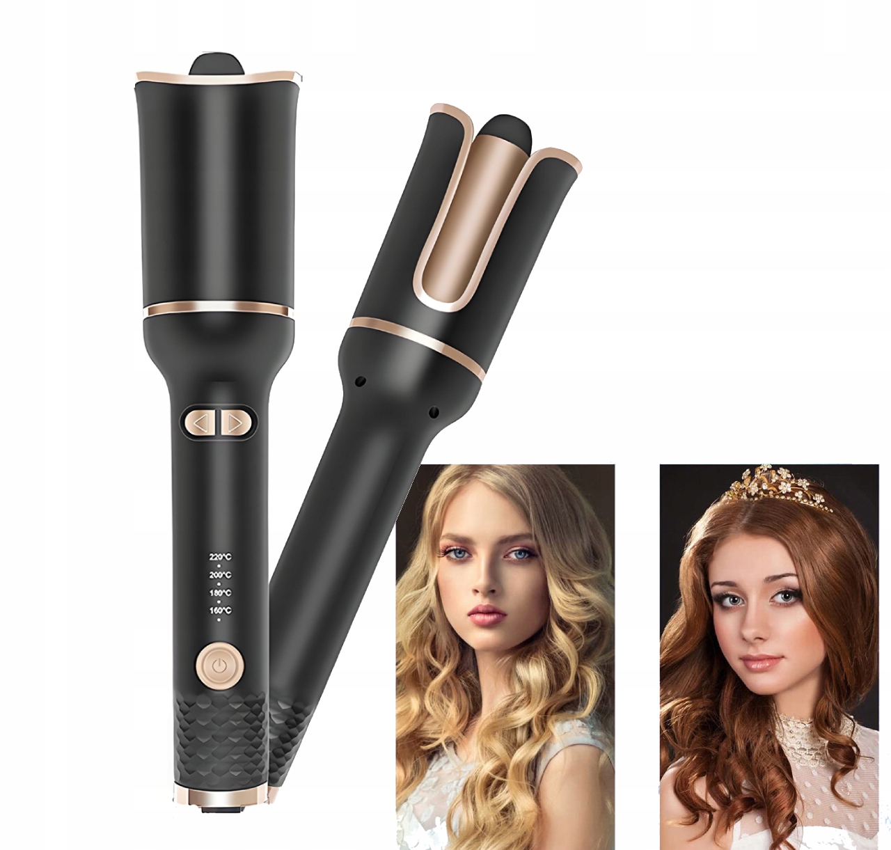 Automatická kulma s časovačem pro styling natáčení vlasů Hřeben točí