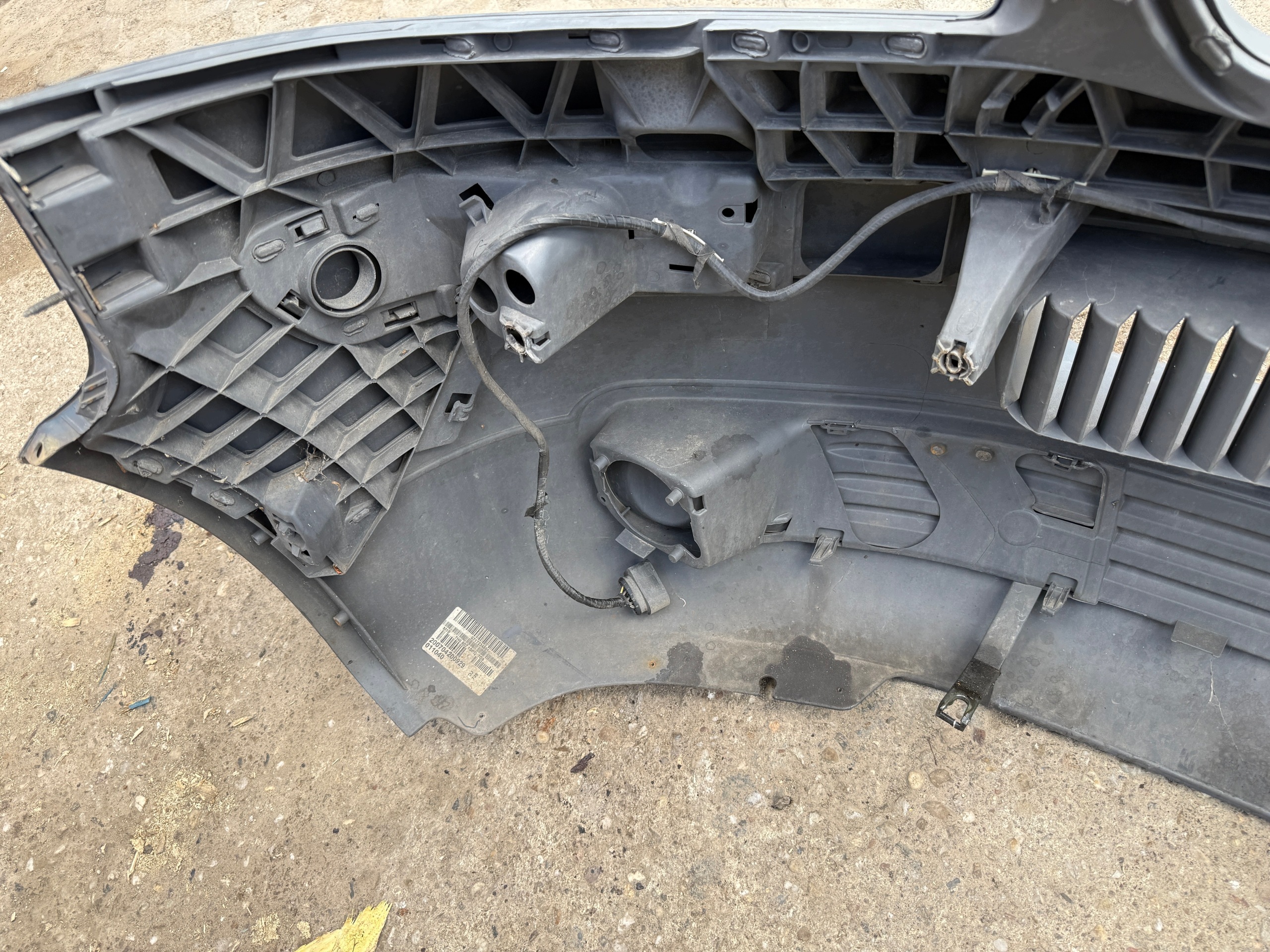 VW TRANSPORTER T5 bumper front front complete 7H0807101D