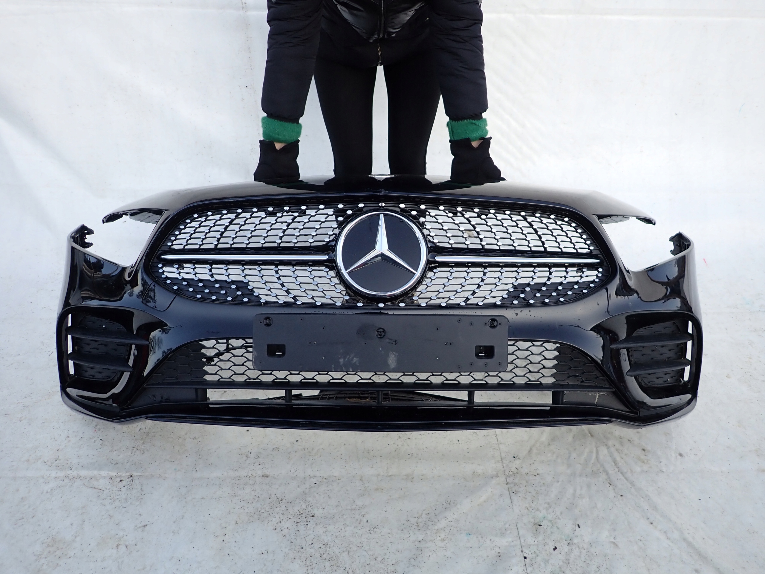 MERCEDES A-KLASA W177 AMG 18- bumper front PDC